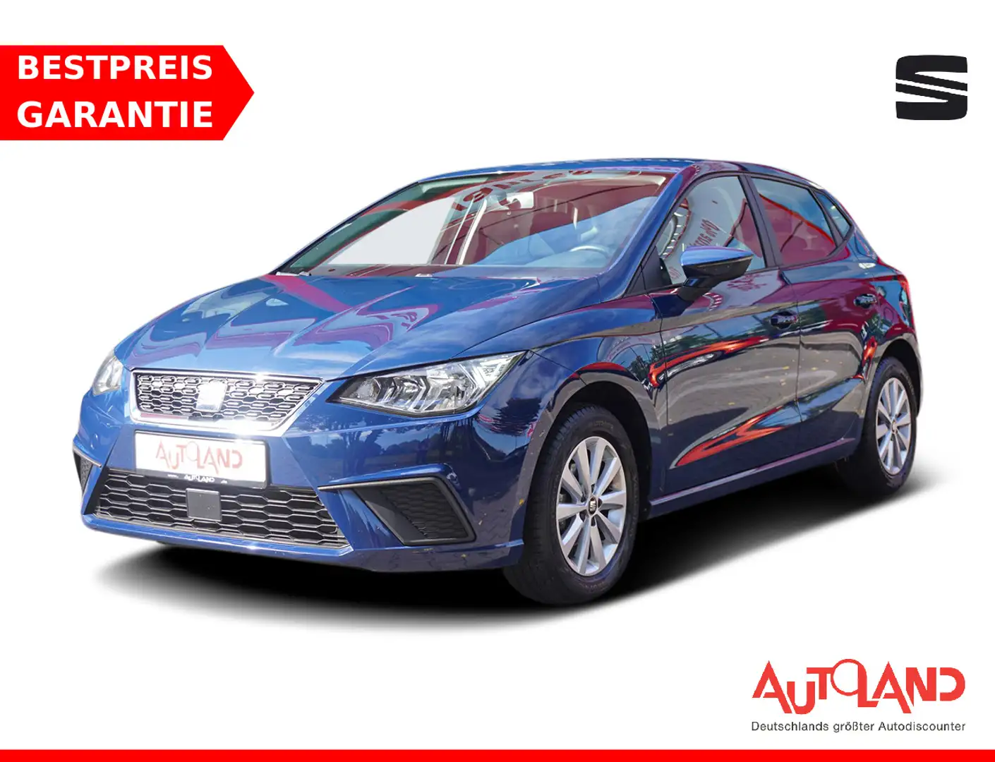 SEAT Ibiza 1.0 Sitzheizung Klima Freisprechanlage USB Bleu - 1
