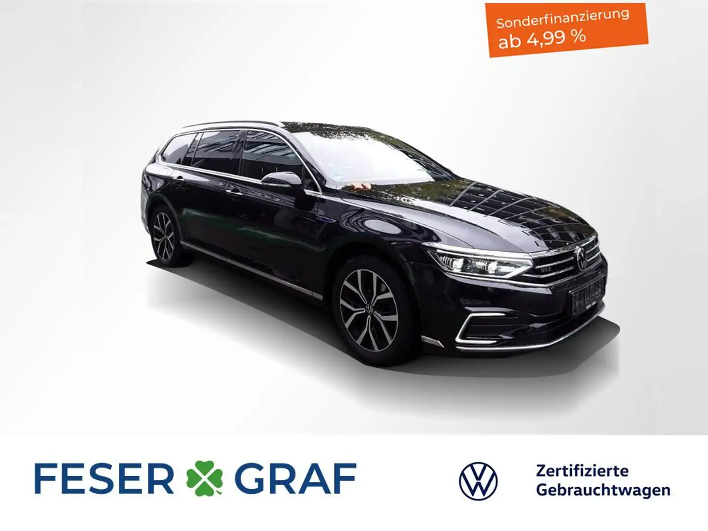 Volkswagen Passat Variant GTE 1.4 TSI e-Hybrid DSG AHK Design+Komfort+Q.DR Nero - 1
