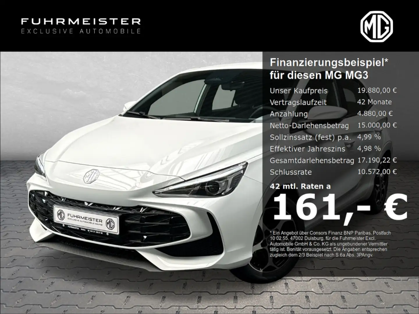 MG MG3 HEV Comfort 1.5 Liter Aussenspiegel beheizbar Weiß - 1