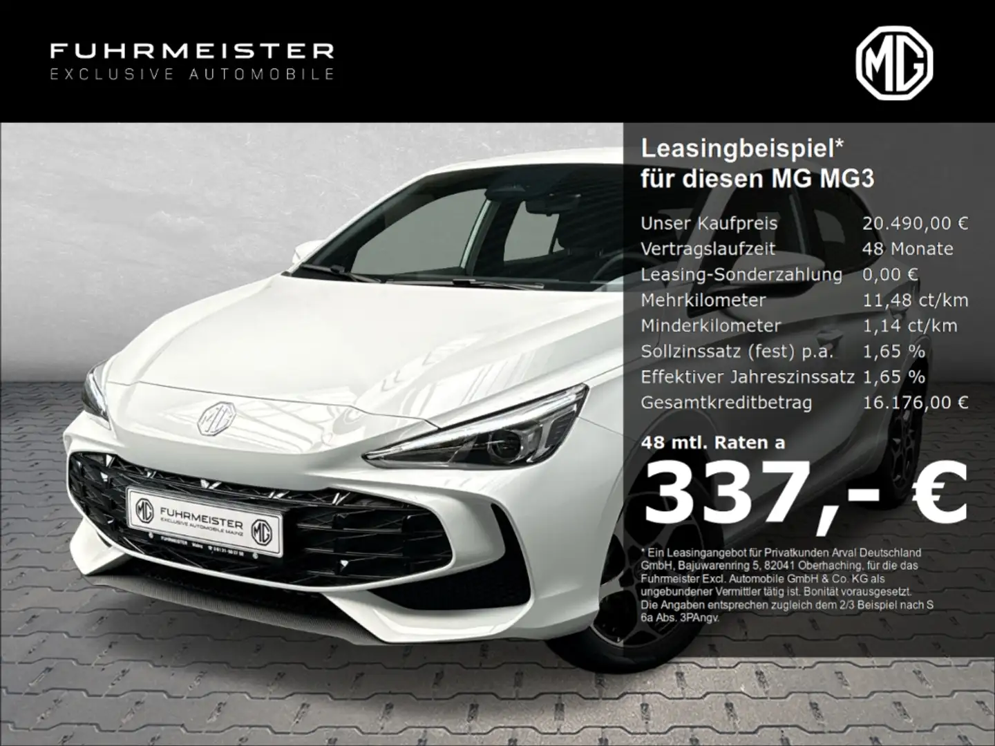 MG MG3 HEV Comfort 1.5 Liter Aussenspiegel beheizbar Weiß - 1