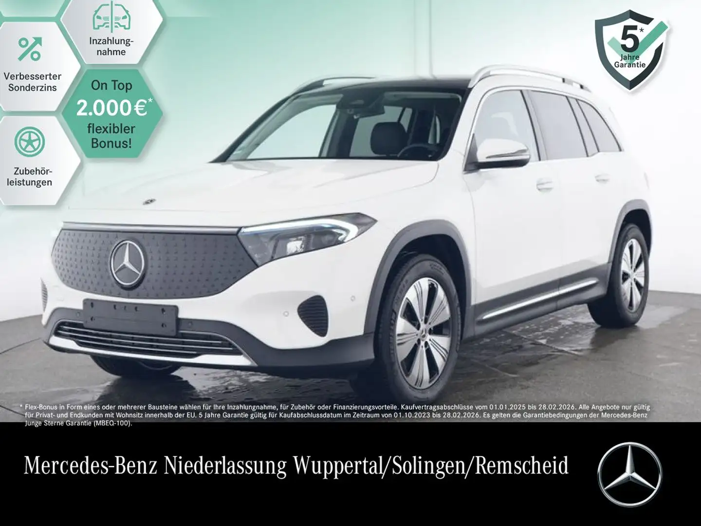 Mercedes-Benz EQB 250 PROG+PLUS-PAKET+PANO+KAMERA+KEYLESS+SPUR Blanco - 1