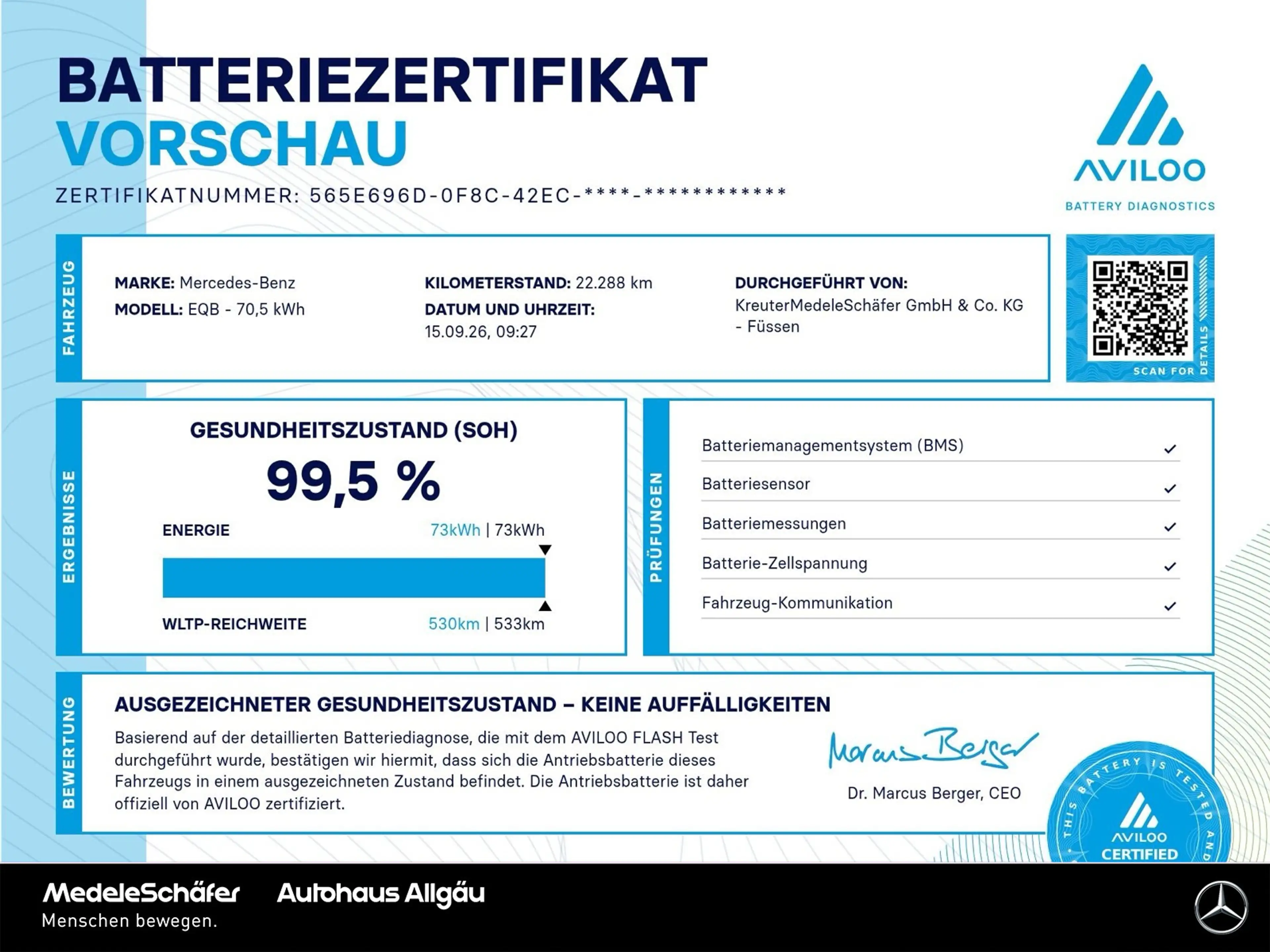 Mercedes-Benz EQB 350 EQB 350 4M Progressive Fahr-Assi 360° KeylessGO — photo 7
