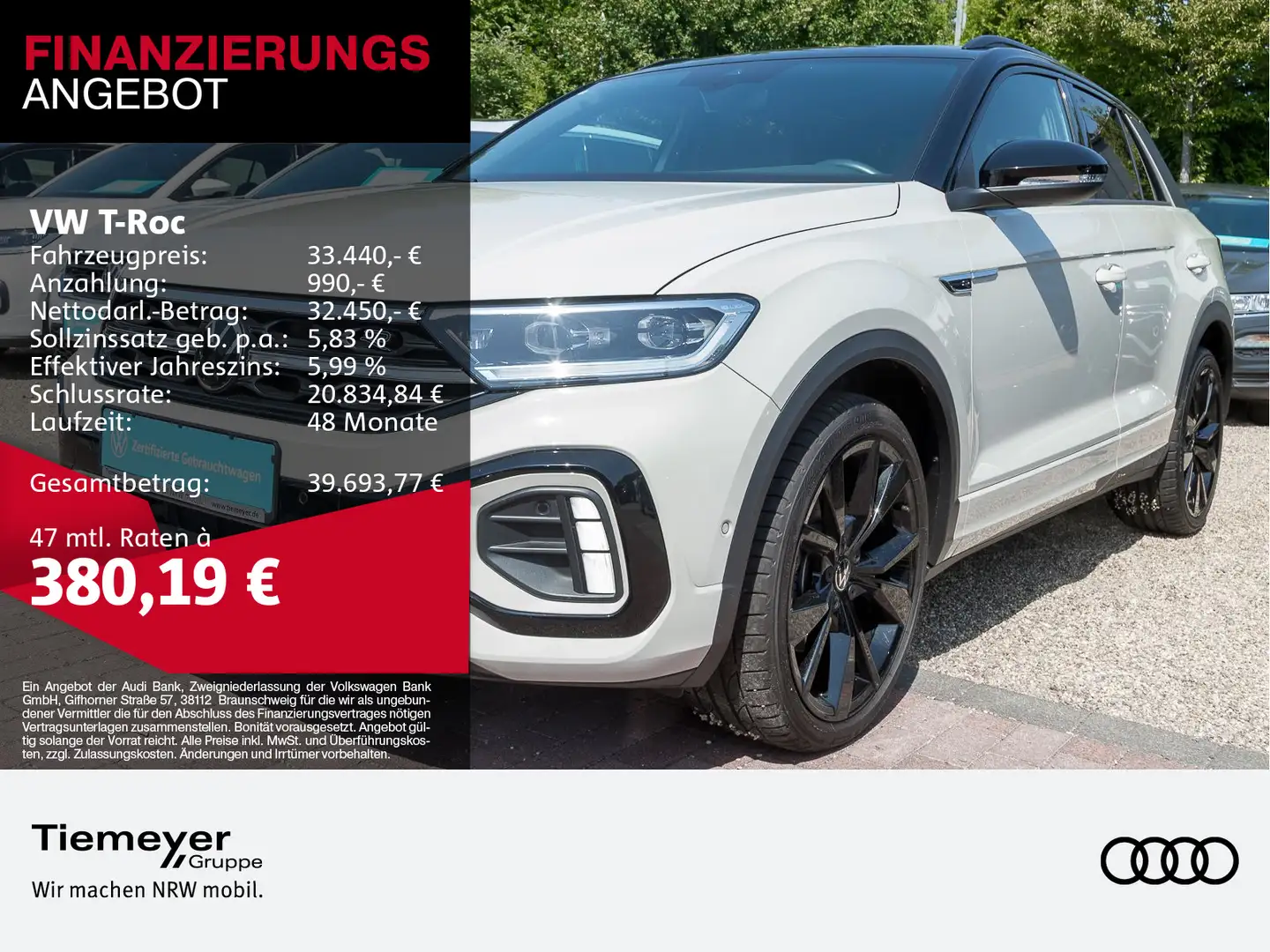 Volkswagen T-Roc 2.0 TSI DSG 4M R-LINE IQ.DRIVE PANO KAMERA Grau - 1