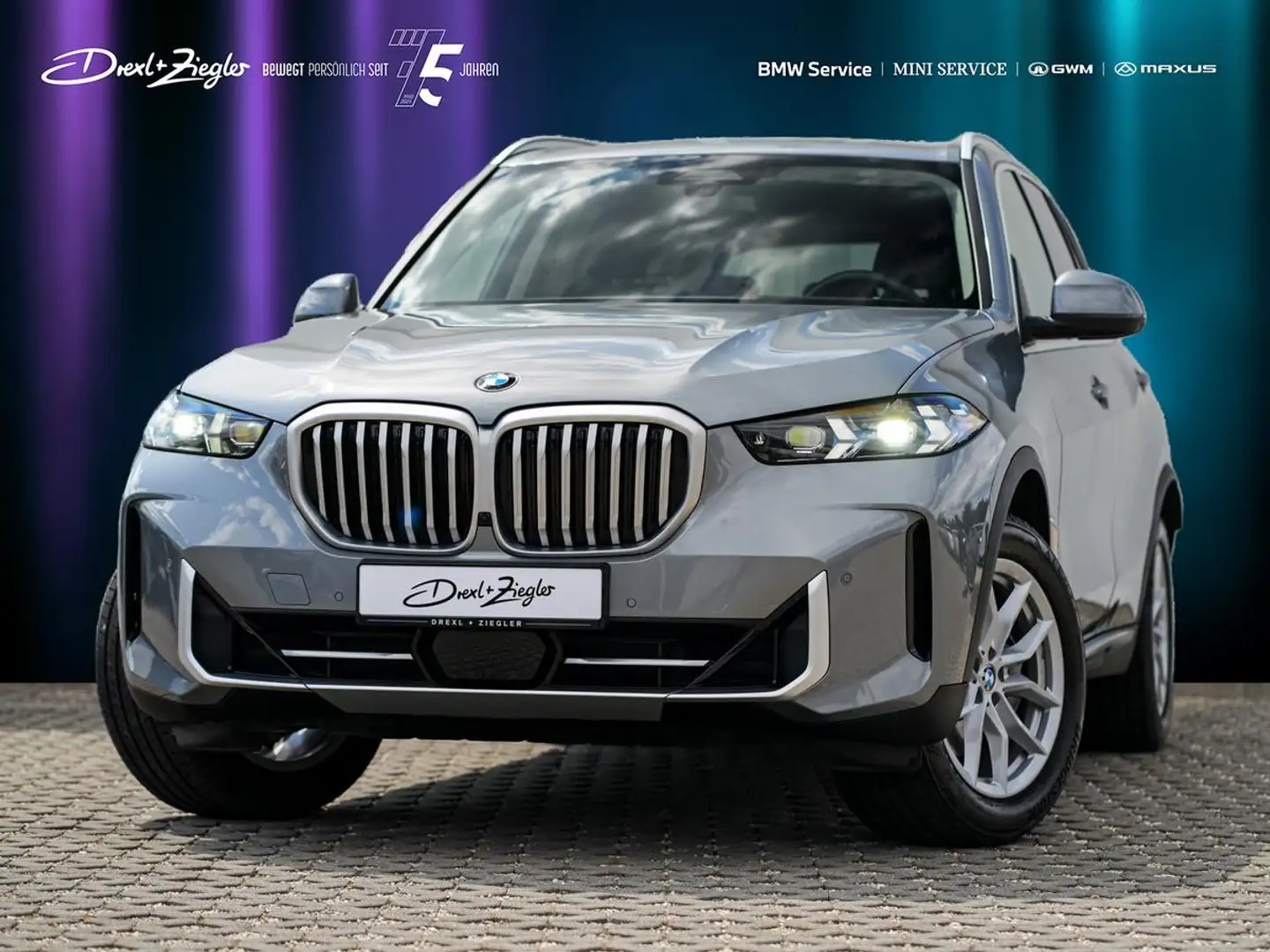 BMW X5 xDrive30d AHK ACC H&K StdHz SCA KomSitze 360° Grau - 1