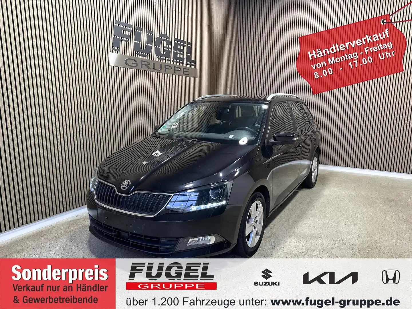Skoda Fabia Combi 1.4 TDI Style HU 04/2027|Klimaaut. Schwarz - 1