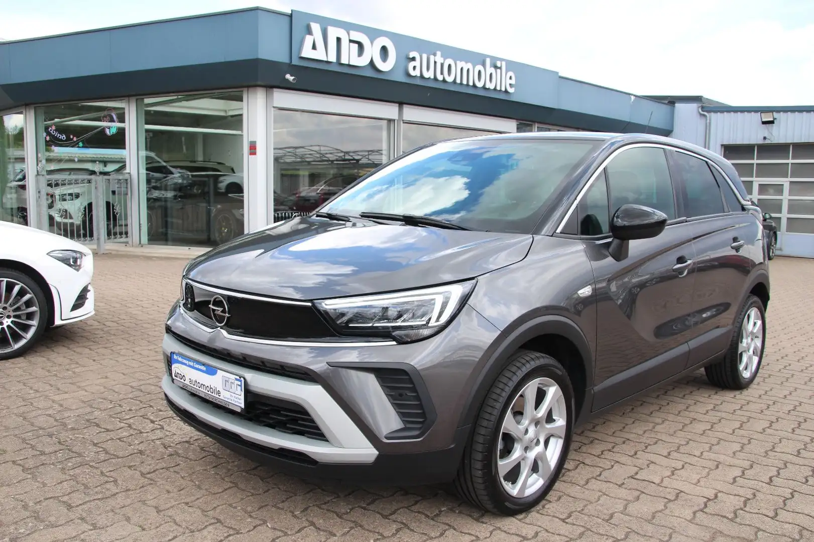 Opel Crossland X Crossland 1.2 Elegance Automatik LED/Kamera/AHK Grau - 1