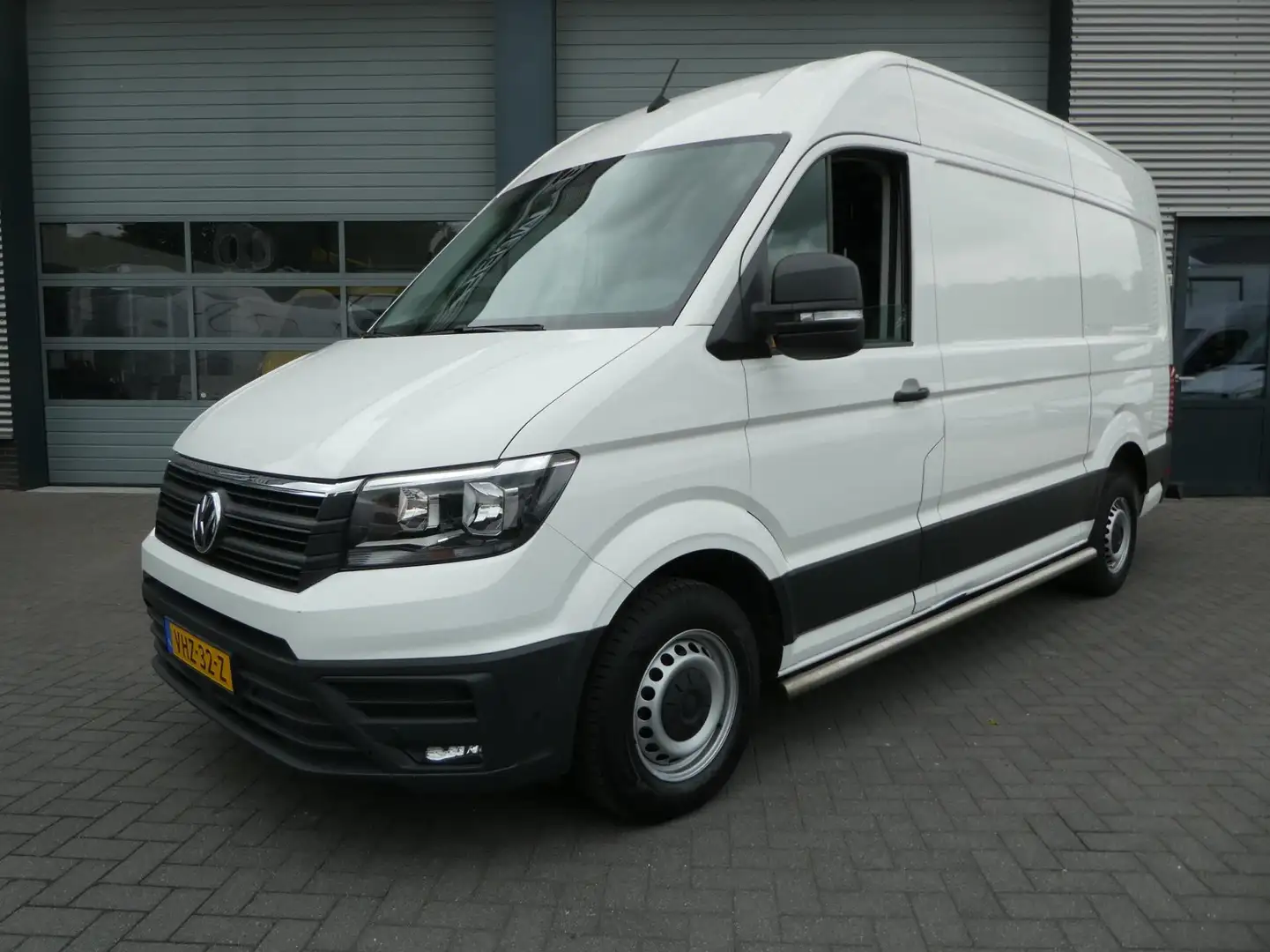 Volkswagen Crafter 35 2.0 TDI 180 pk L3H3 ( L2H2) airco, apple carpla Blanc - 1
