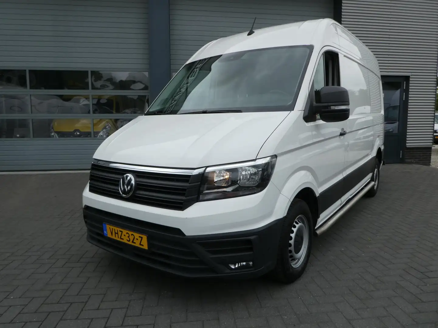 Volkswagen Crafter 35 2.0 TDI 180 pk L3H3 ( L2H2) airco, apple carpla Blanc - 2