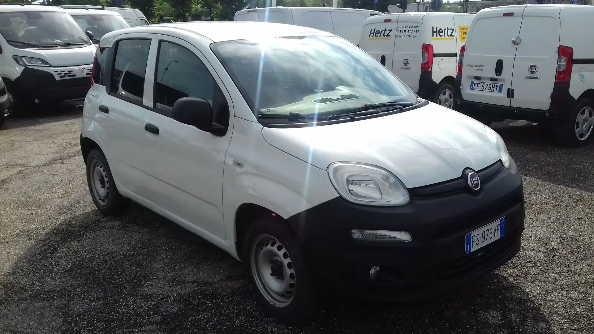 Fiat Panda VAN 2 POSTI 1.2 69CV Wit - 1