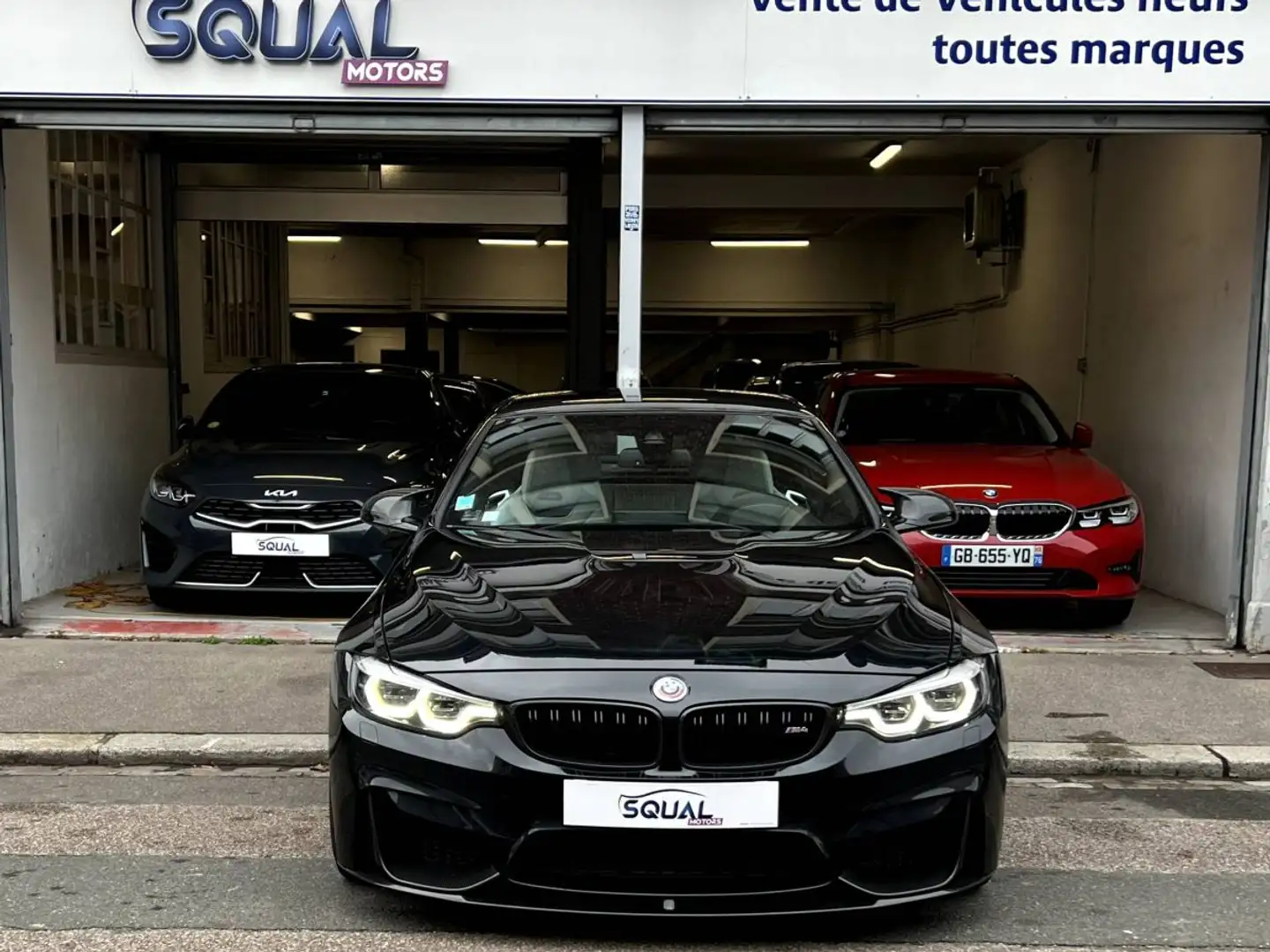 BMW M4 Cabriolet I (F83) 450ch Pack Competition DKG Schwarz - 2