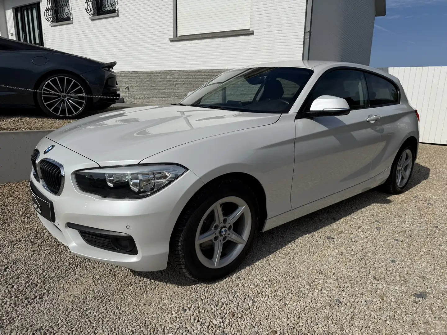 BMW 118 118i NIEUWE STAAT,HISTORIEK,ALU,NAVI,AUT.AIRCO,ENZ White - 1
