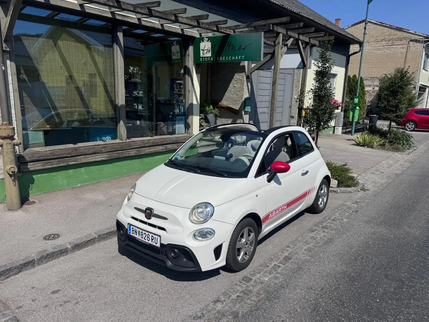 Fiat 500C 500 Cabrio 1,4 16V Weiß - 1