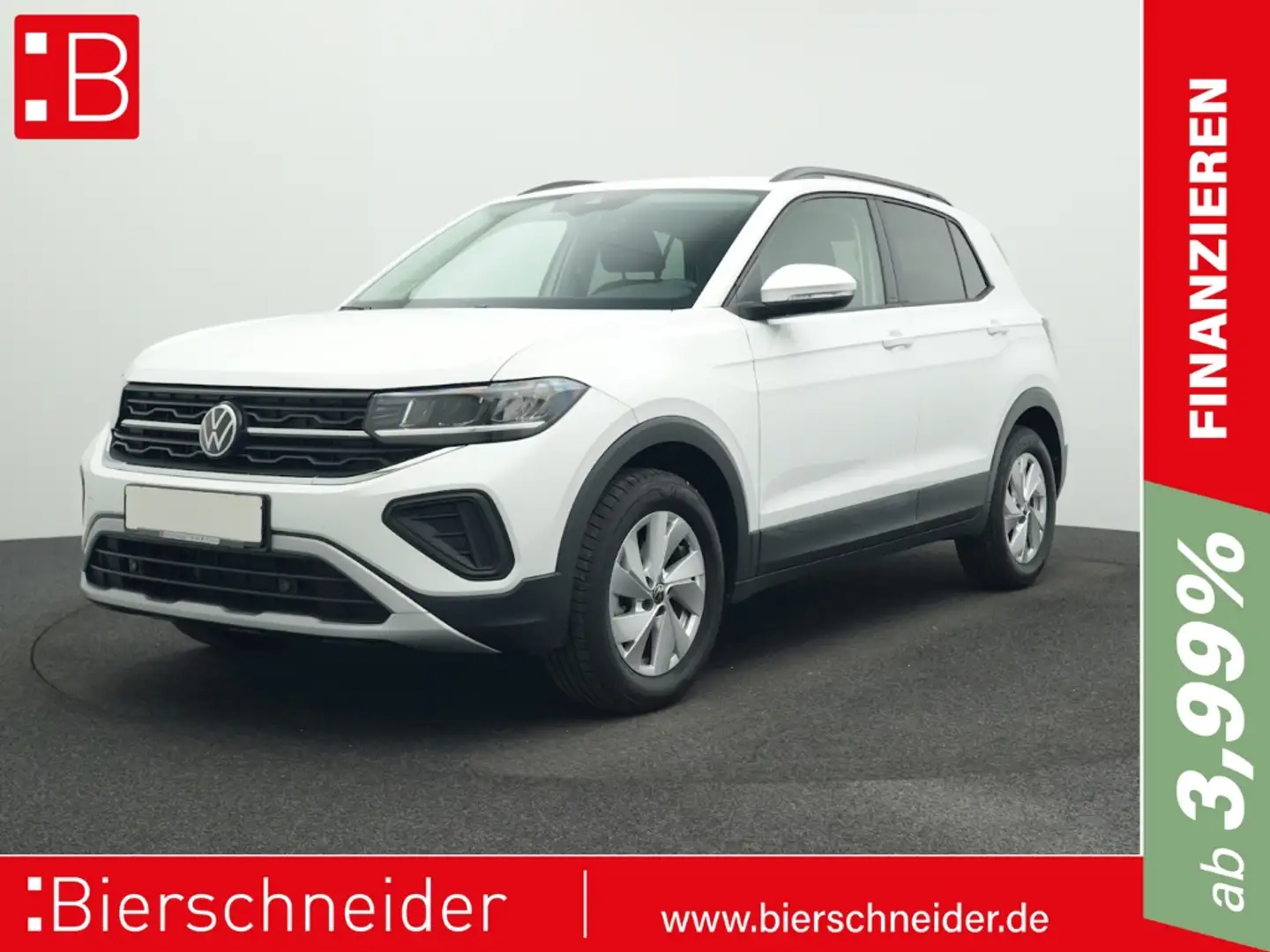 Volkswagen T-Cross 1.0 TSI 5-J-GAR NAVI LED Weiß - 1