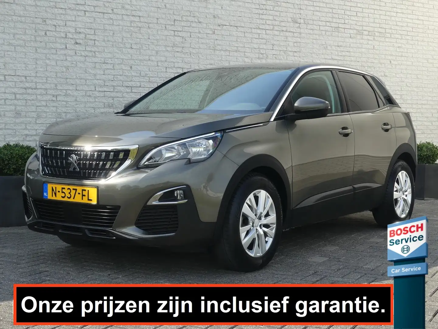 Peugeot 3008 1.2 130PK AUTOMAAT NAVI/CLIMATE/CRUISE/PDC/LMV17'' Grijs - 1