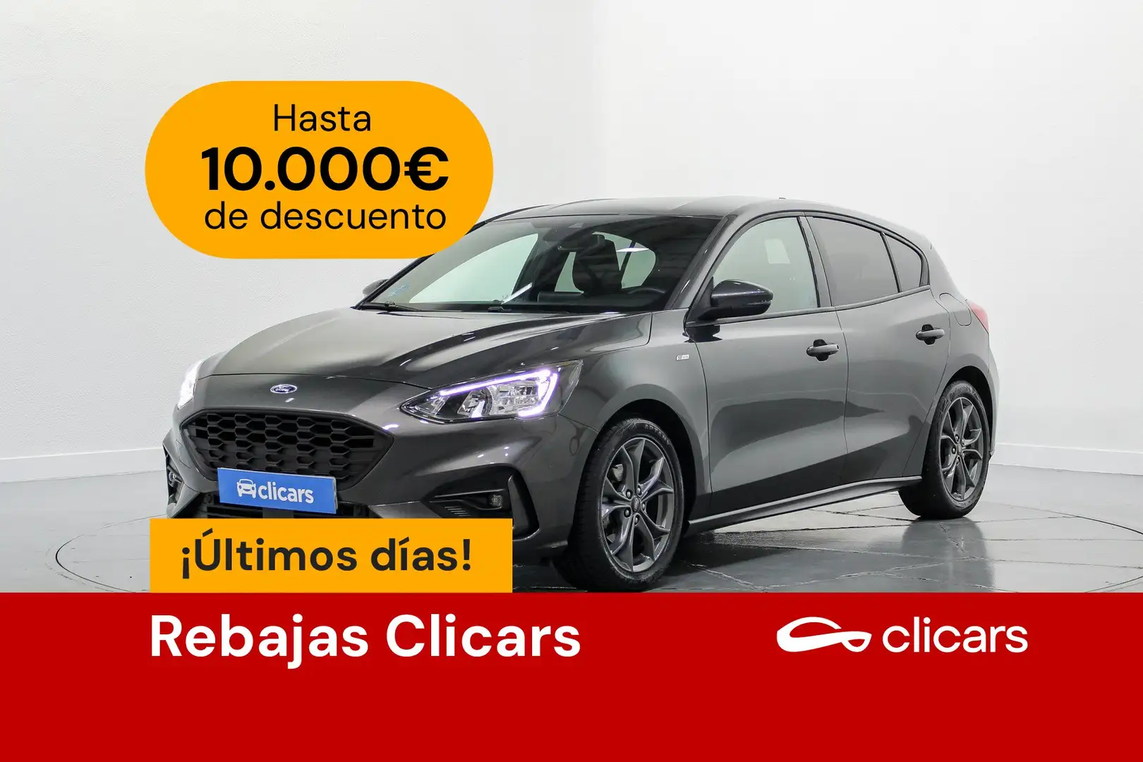 Ford Focus 1.0 Ecoboost MHEV ST-Line 125 Gris - 1