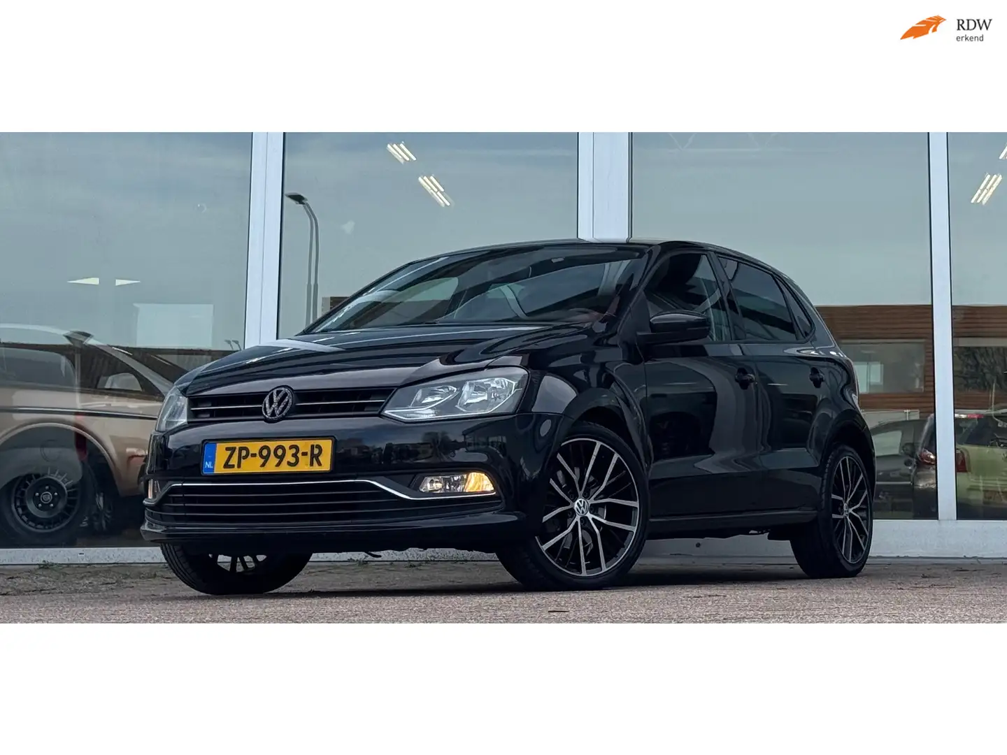 Volkswagen Polo 1.4 TDI Edition R 17"LM velgen Navi Parkeerhulp Mo Noir - 1