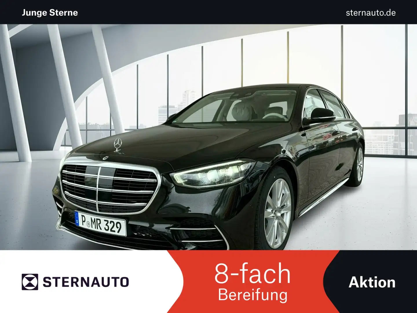 Mercedes-Benz S 450 S 450 d 4M lang AMG Line/Standhzg./Pano.-Dach Navi Noir - 1