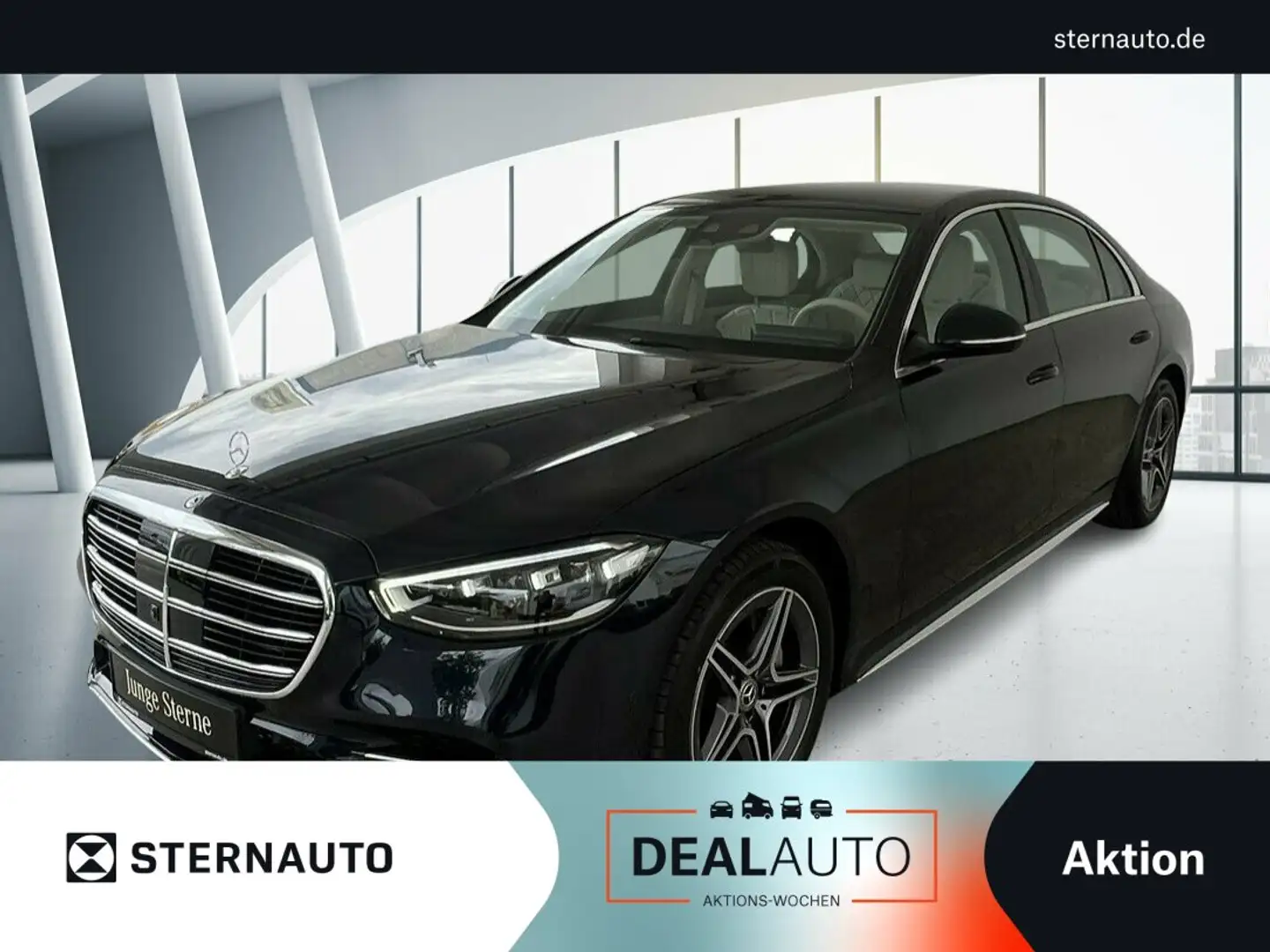 Mercedes-Benz S 450 S 450 d 4M lang AMG Line/Standhzg./Pano.-Dach Navi Schwarz - 1