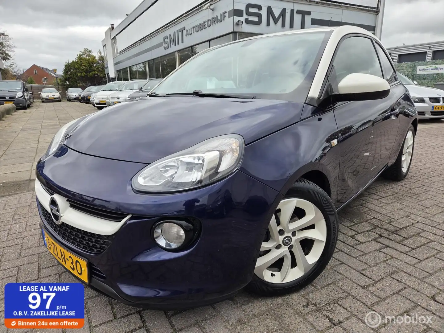 Opel Adam 1.0 Turbo Jam Ecc/CC/Media/NLAuto Blau - 1
