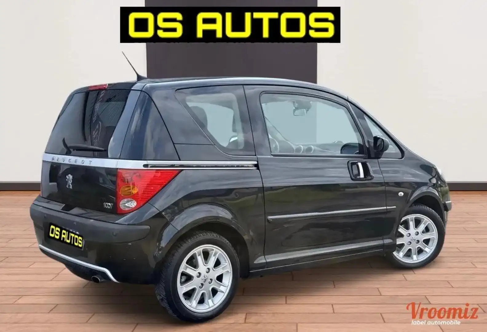 Peugeot 1007 1.6i 110ch (7 cv) 16V - BVM5 - 3 Portes - SPORTY %2B CLIM %2B RÉGULATEUR Schwarz - 2
