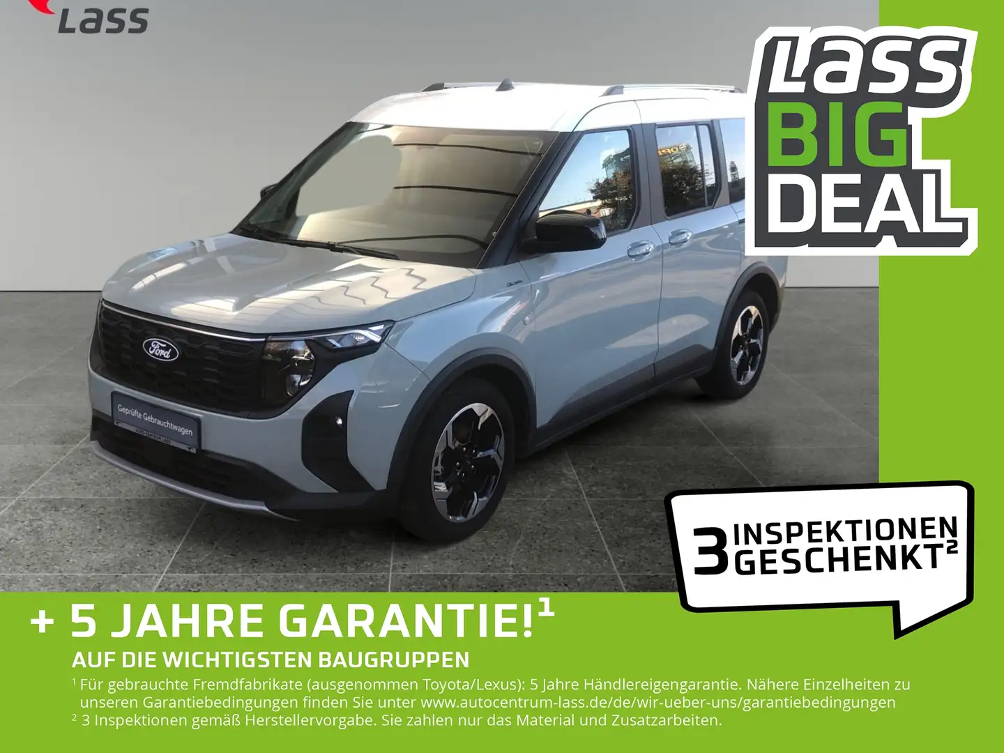 Ford Tourneo Courier 1.0 Active +Apple+DAB+Navi Gris - 1