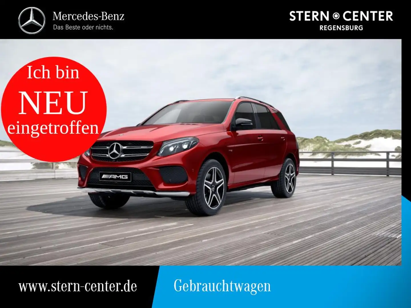 Mercedes-Benz GLE 43 AMG 4 matic AHK+SCHIEBEDACH+AIRMATIC+360°+LED I Rot - 1