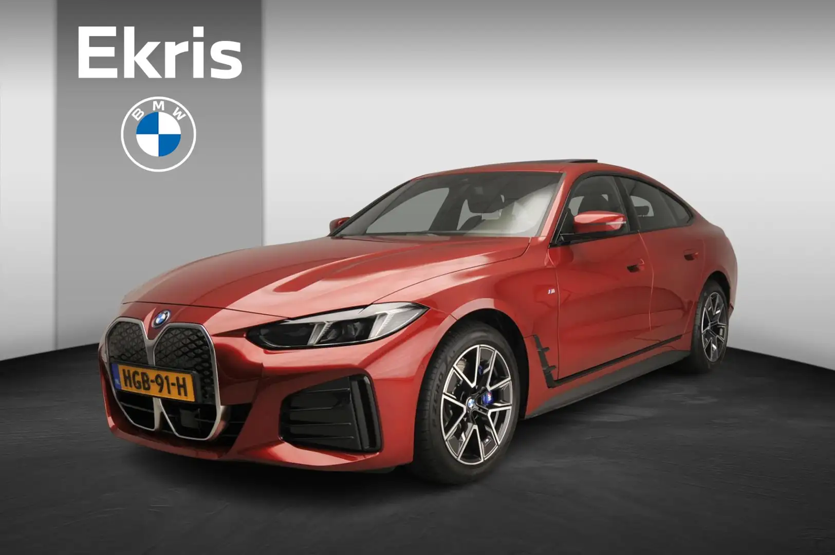BMW i4 Gran Coupe eDrive35 | M-Sportpakket | LED | Leder Rood - 1