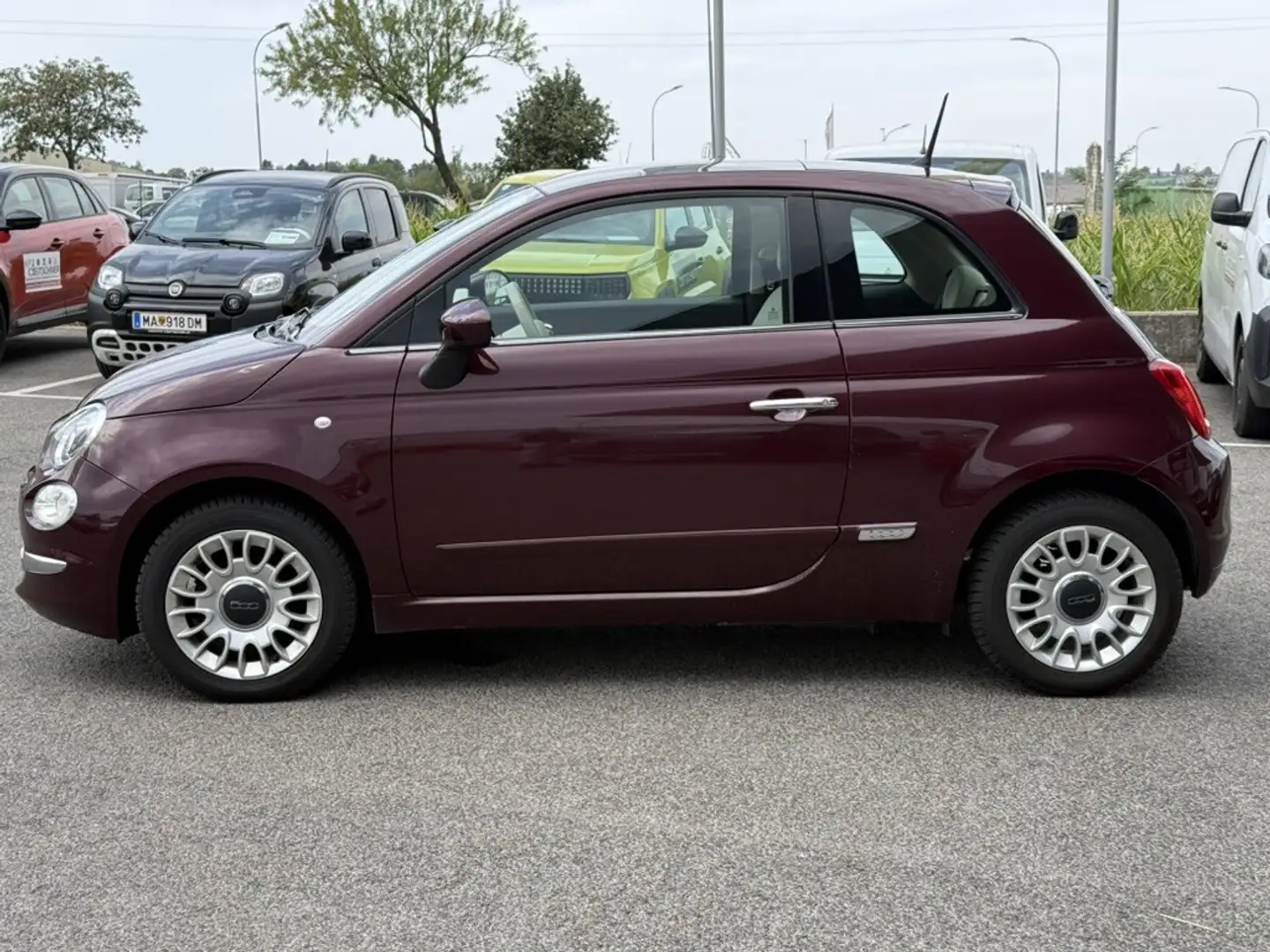 Fiat 500 ECO 1,2 69 Lounge Rot - 2