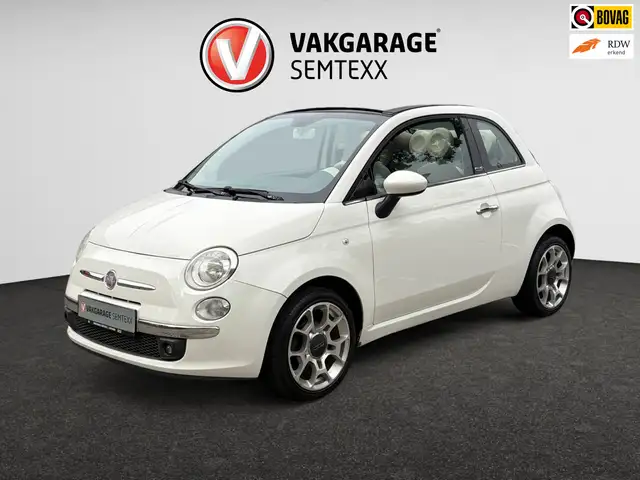 Fiat 500C 1.2 Lounge | Cabrio | Airco | Parkeer Sensoren Ach