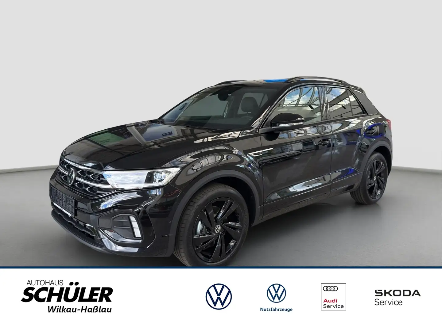 Volkswagen T-Roc 2.0 TSI R-Line 4Motion KLIMA LED NAVI ALU Schwarz - 1