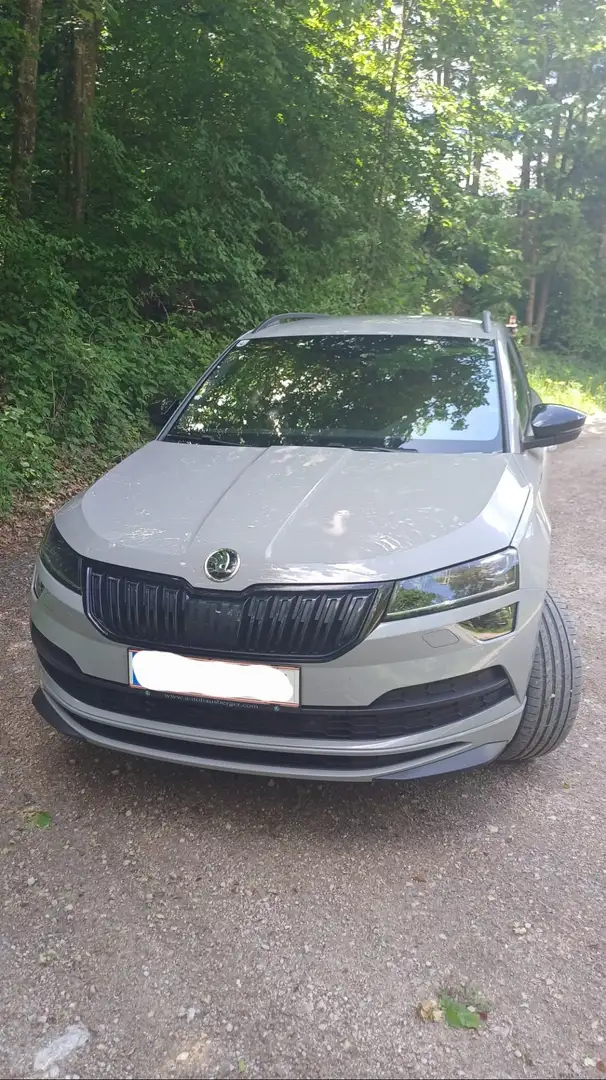 Skoda Karoq 2,0 TDI SCR 4x4 Sportline DSG Grau - 1