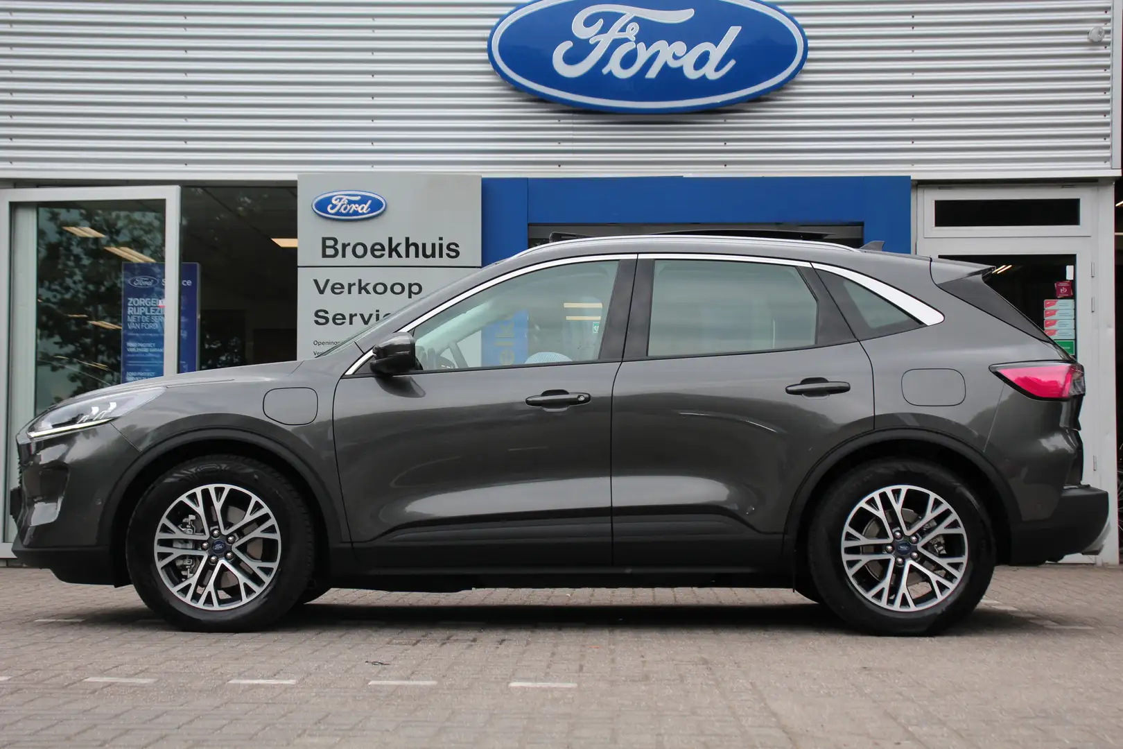 Ford Kuga 2.5 PHEV Titanium | NL-AUTO | DEALER-OH! | PANODAK Grijs - 2