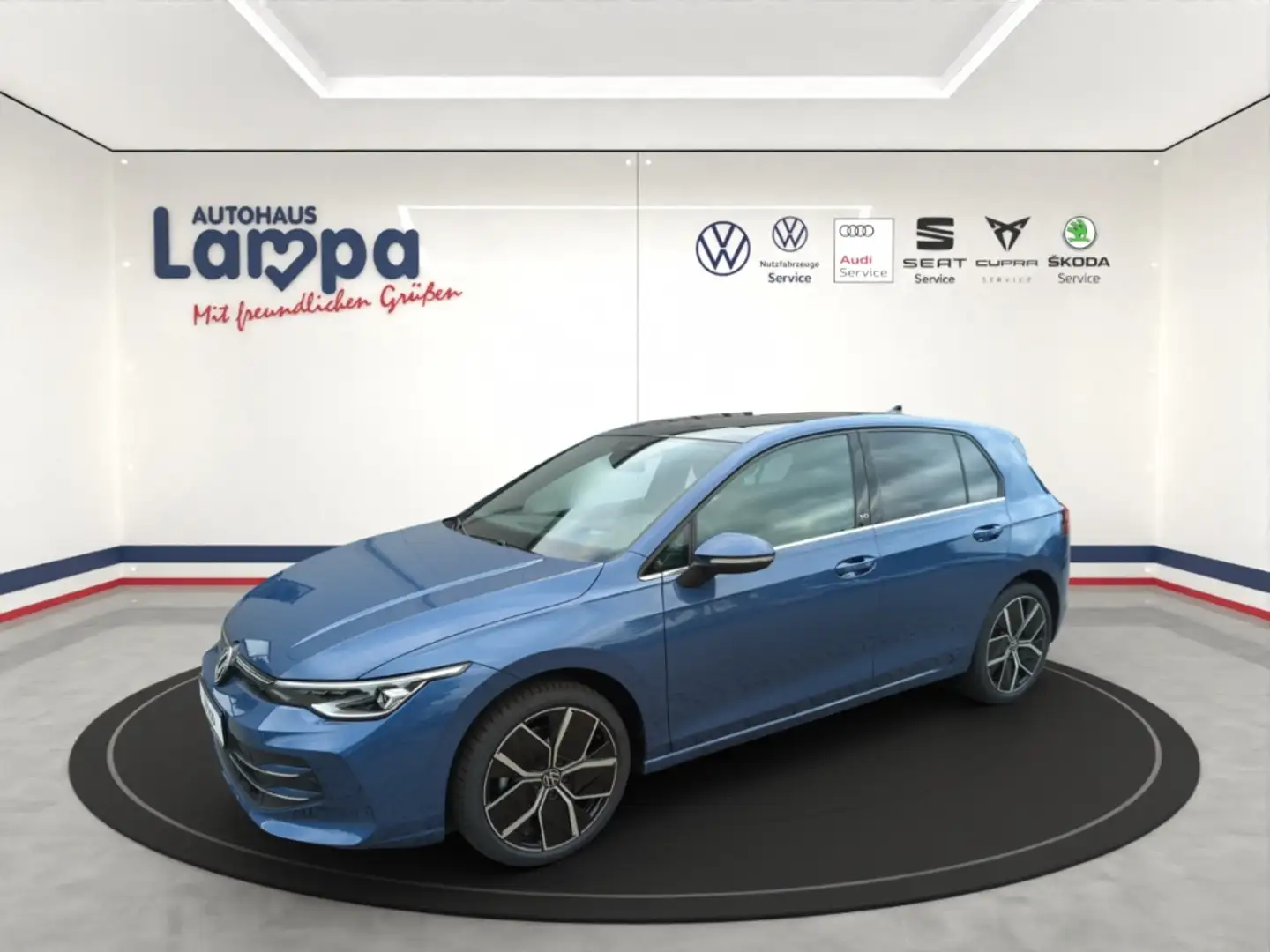 Volkswagen Golf VIII EDITION 50 1.5 eTSI DSG AHK,NAV,ACC,DAB+,LED Blau - 1