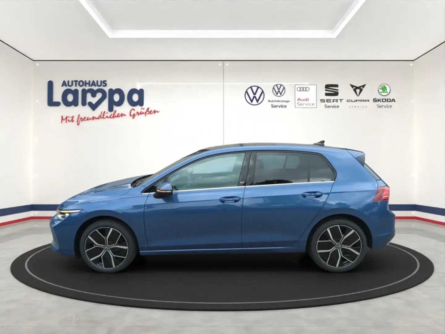 Volkswagen Golf VIII EDITION 50 1.5 eTSI DSG AHK,NAV,ACC,DAB+,LED Blau - 2