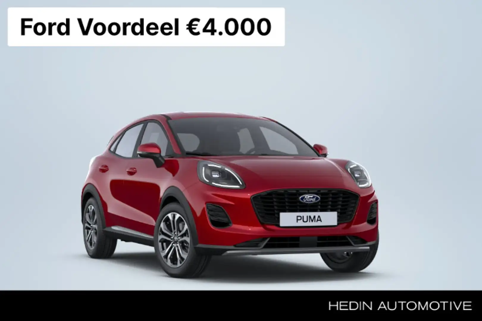 Ford Puma 1.0 EcoBoost Hybrid Titanium | Nieuw te bestellen! Rood - 1