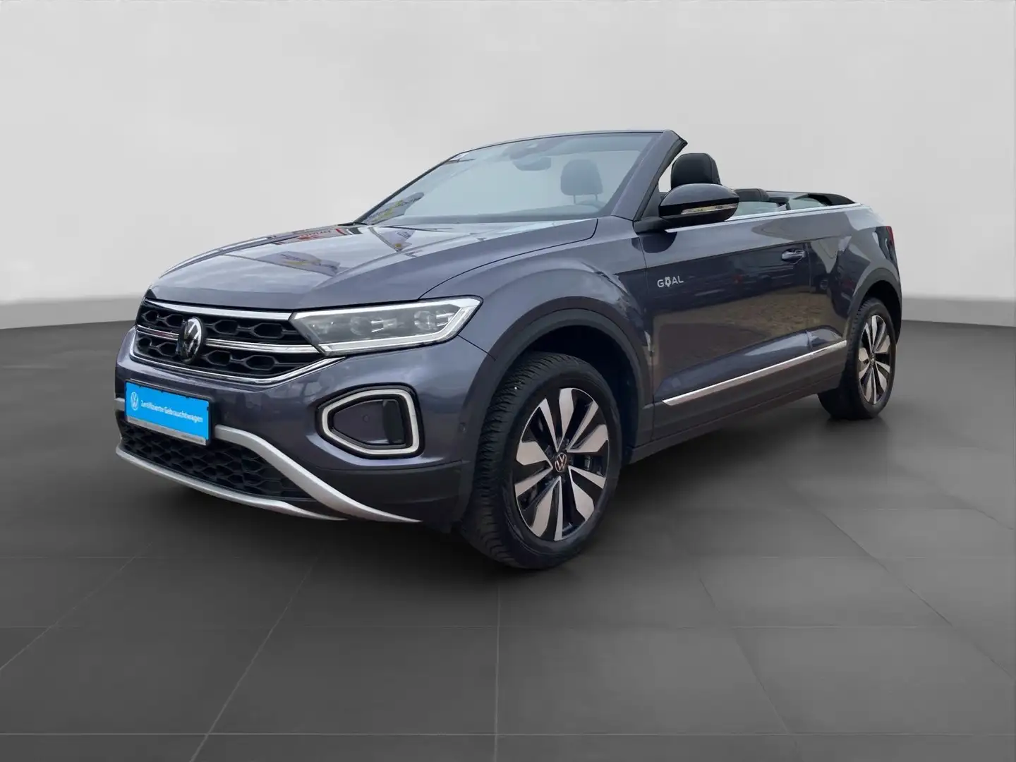 Volkswagen T-Roc Cabrio 1.0 TSI GOAL LED+ NAVI KAMERA LM17 Grau - 2