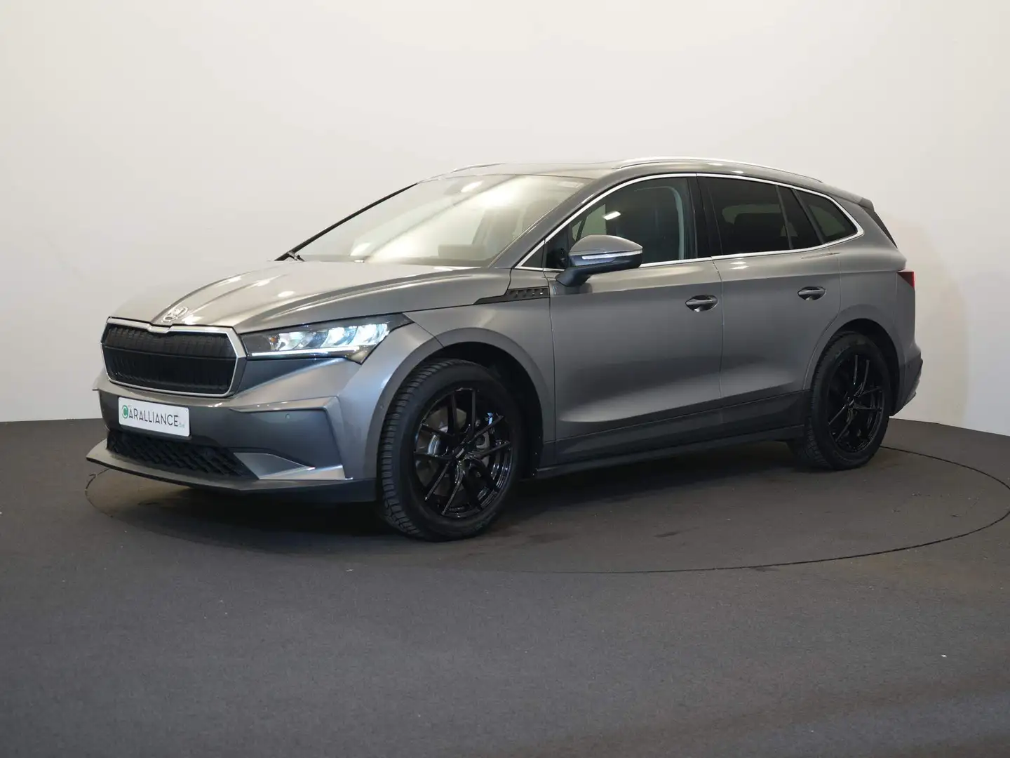Skoda Enyaq iV80|NAVI|POMPE|3Zones|MirrorLink|LED|SGS.CH|PACK" Grijs - 1