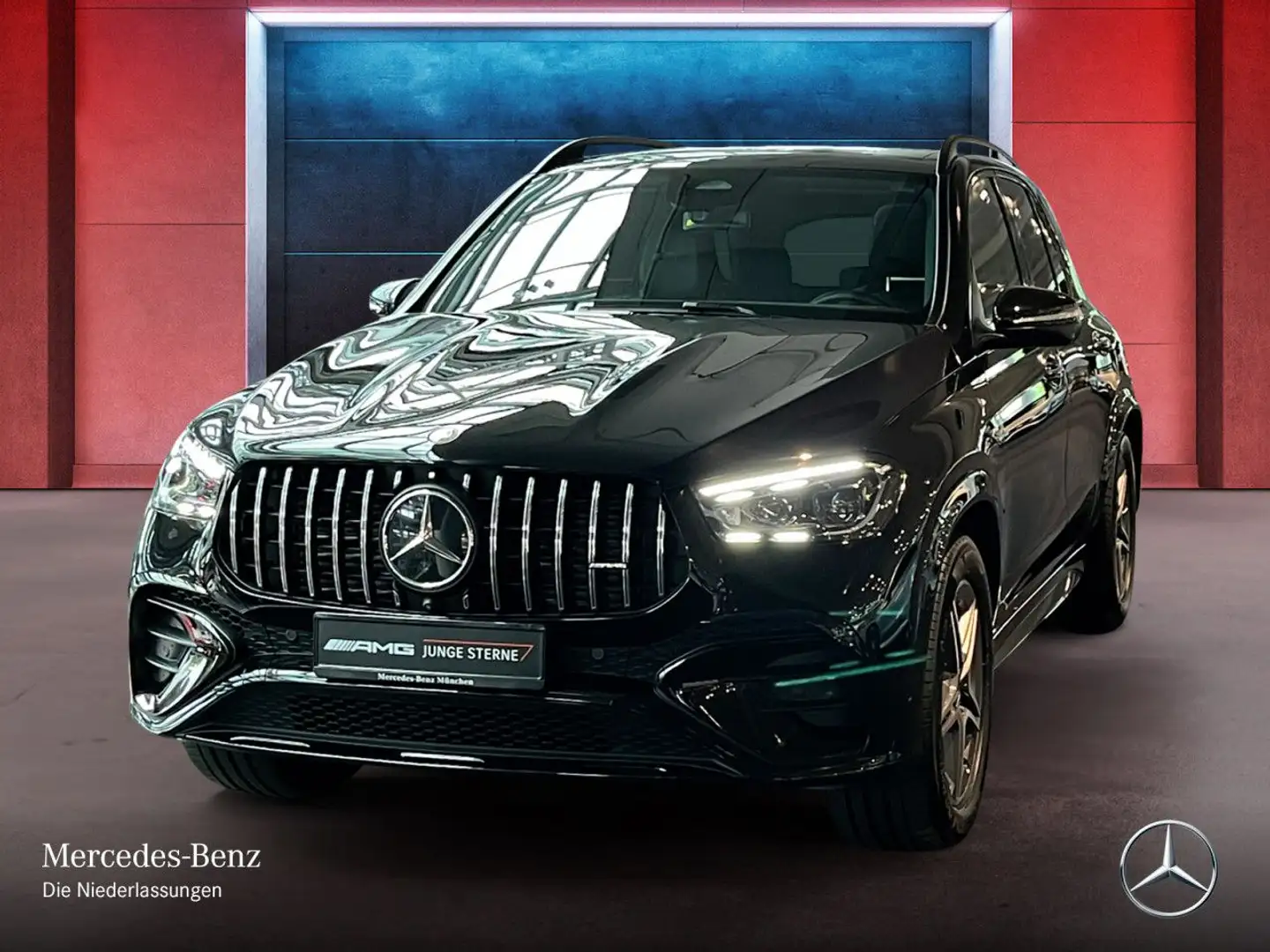 Mercedes-Benz GLE 53 AMG GLE 53 4M NIGHT+PANO+360+AHK+MULTIBEAM+STHZG+20" Schwarz - 2