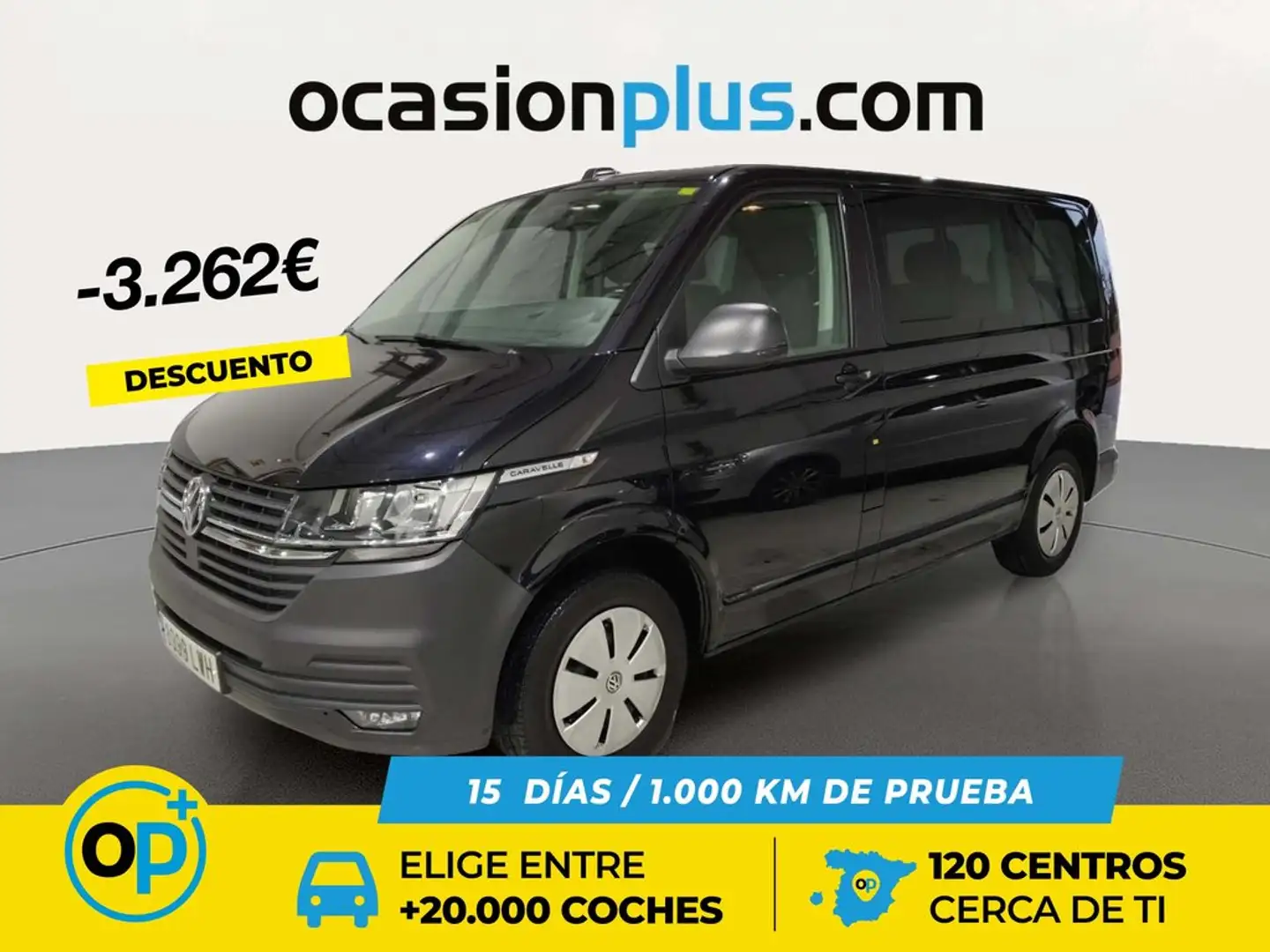 Volkswagen T6 Caravelle 2.0TDI BMT Origin Batalla Corta DSG 110kW Negro - 1
