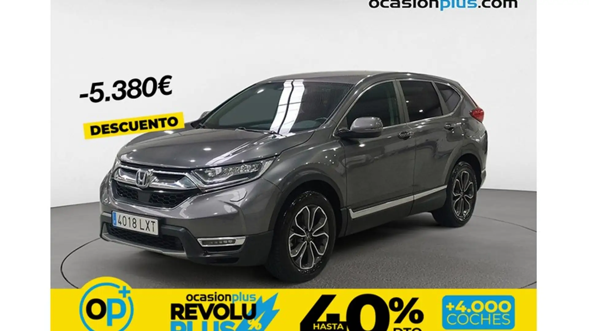 Honda CR-V 2.0 i-MMD Elegance Navi 4x2 Gris - 1