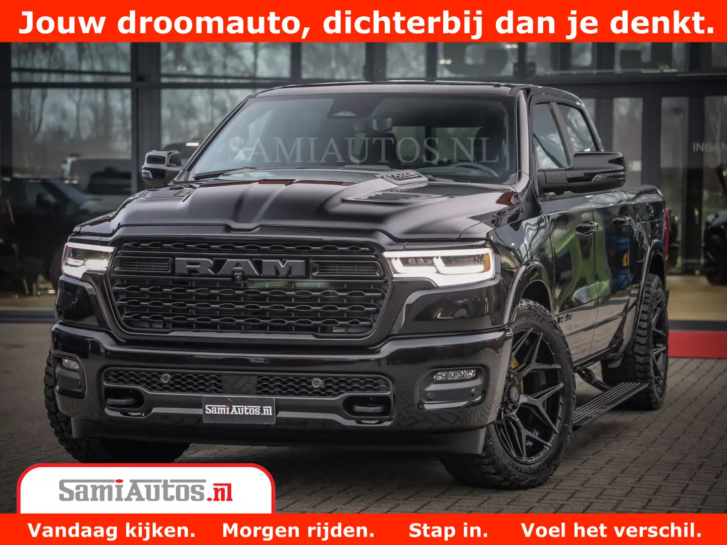 Dodge RAM 1500 Limited Night High Output 540HP 706Nm | Massa Zwart - 1