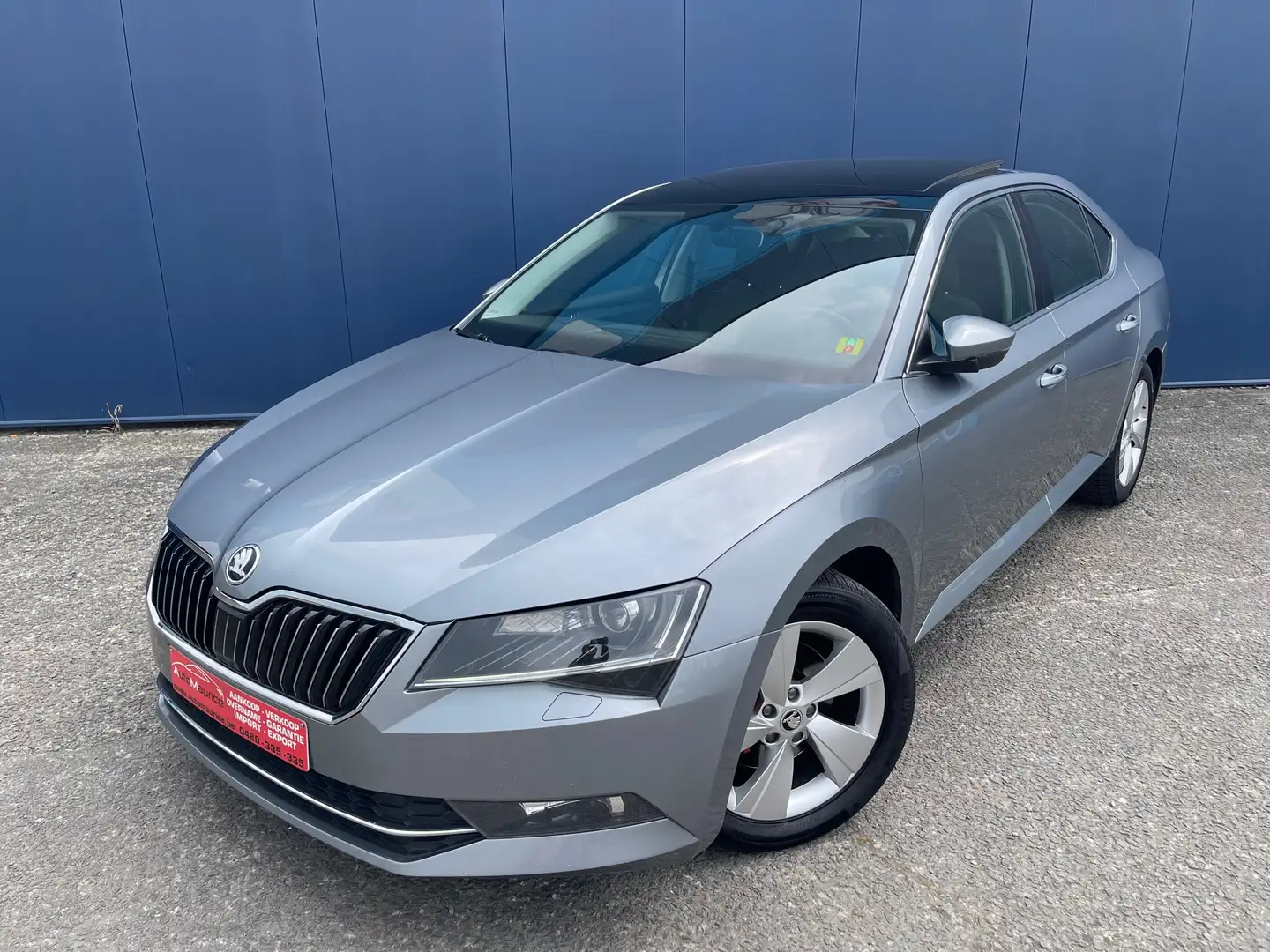 Skoda Superb 1.6 TDI / Airco / Euro6 / Gps  / Opendak Gris - 1