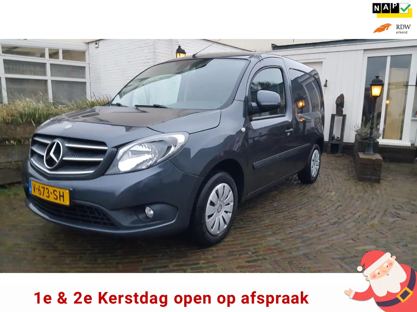 Mercedes-Benz Citan 109 CDI Blue EFFICIENCY 90 PK 3 zitter in Excellen Gris - 1