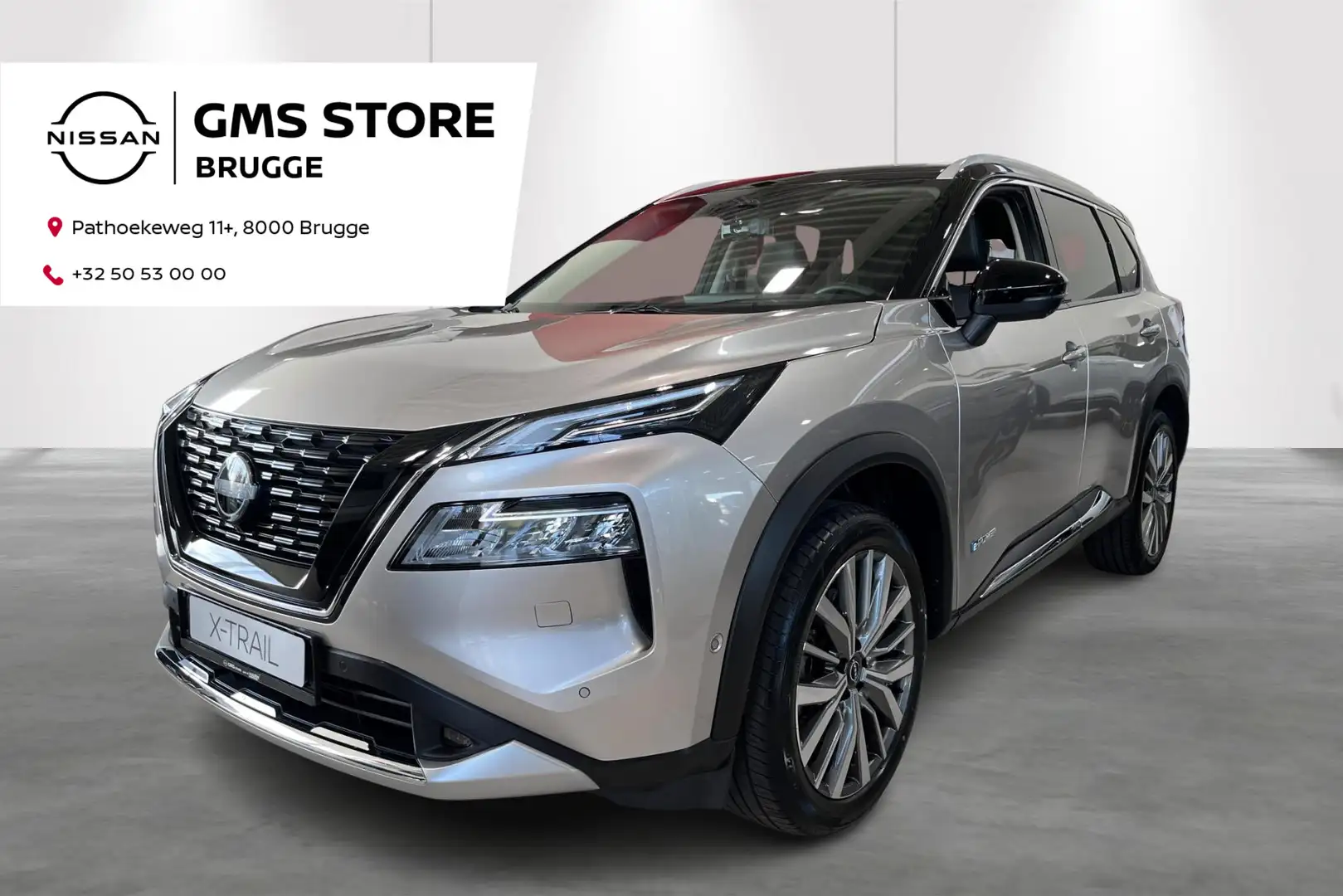 Nissan X-Trail e-POWER e-4ORCE 4WD Tekna+ directiewagen met 20 in Argento - 1