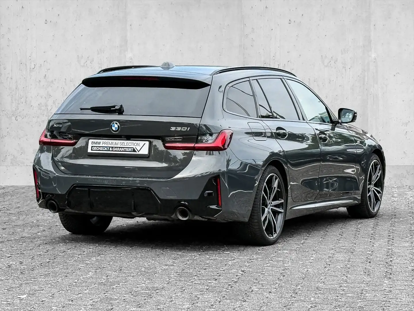 BMW 330 i xDrive Touring M Sport HUD+PANO+ACC+AHK+H&K Grigio - 2