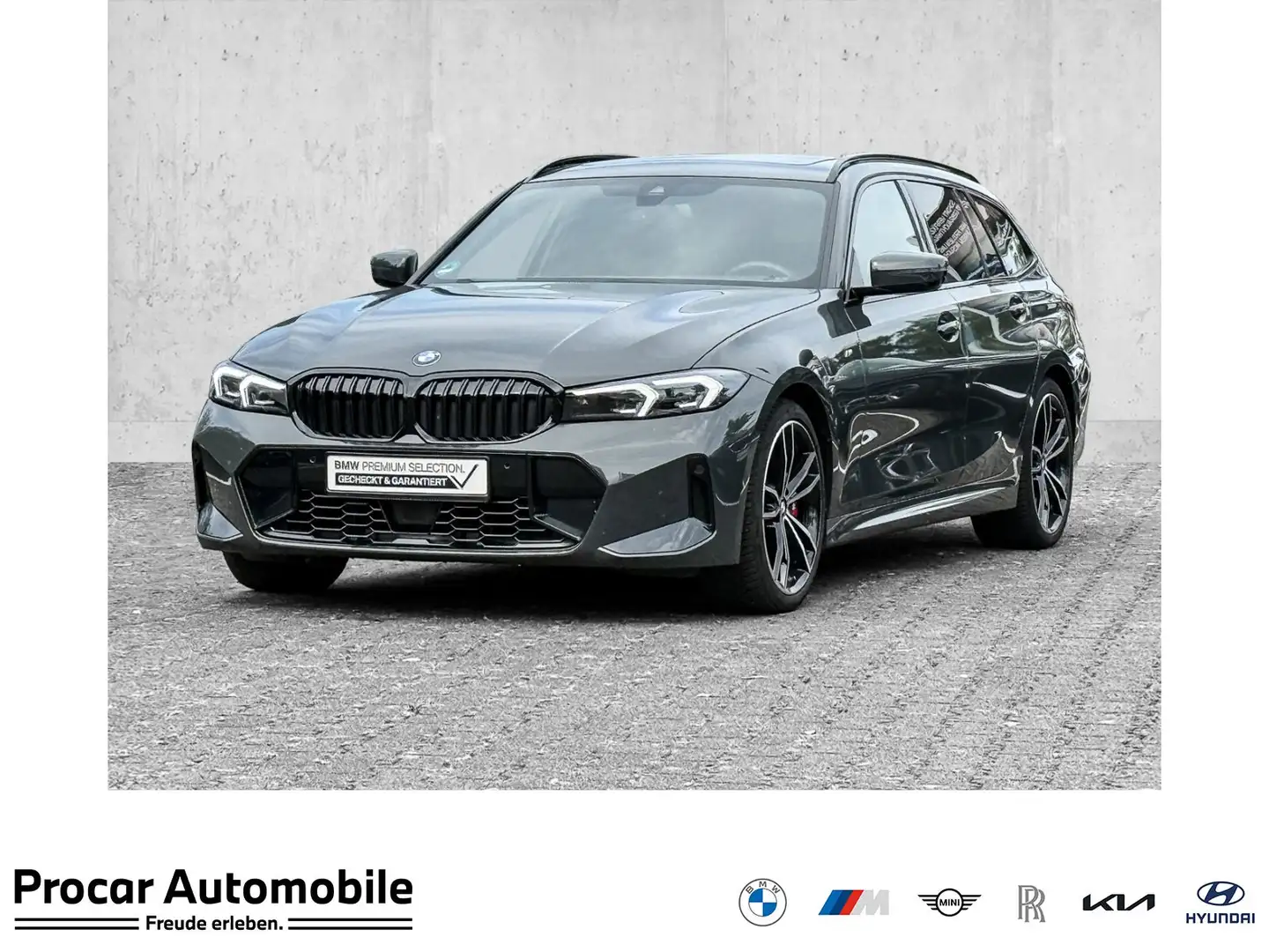 BMW 330 i xDrive Touring M Sport HUD+PANO+ACC+AHK+H&K Grigio - 1