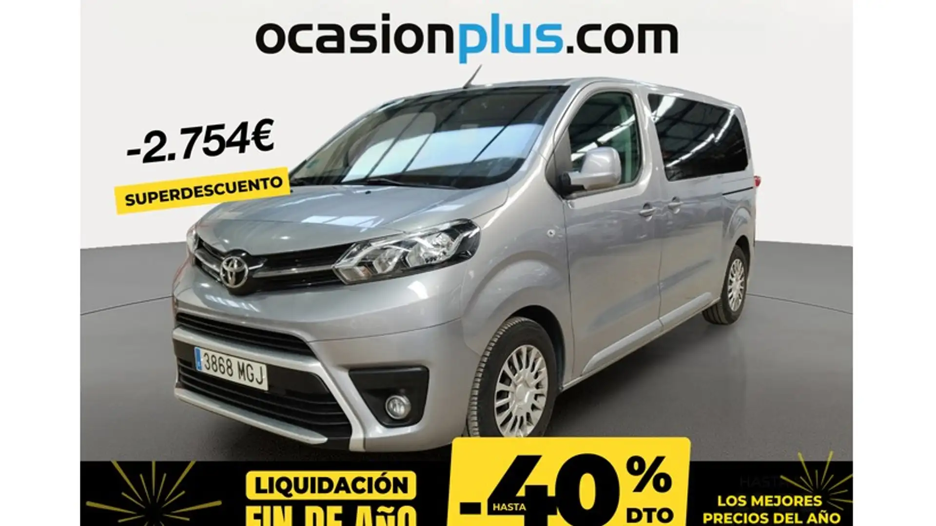 Toyota Proace Shuttle L1 2.0D 8pl. Portón VX Plus 145 Gris - 1
