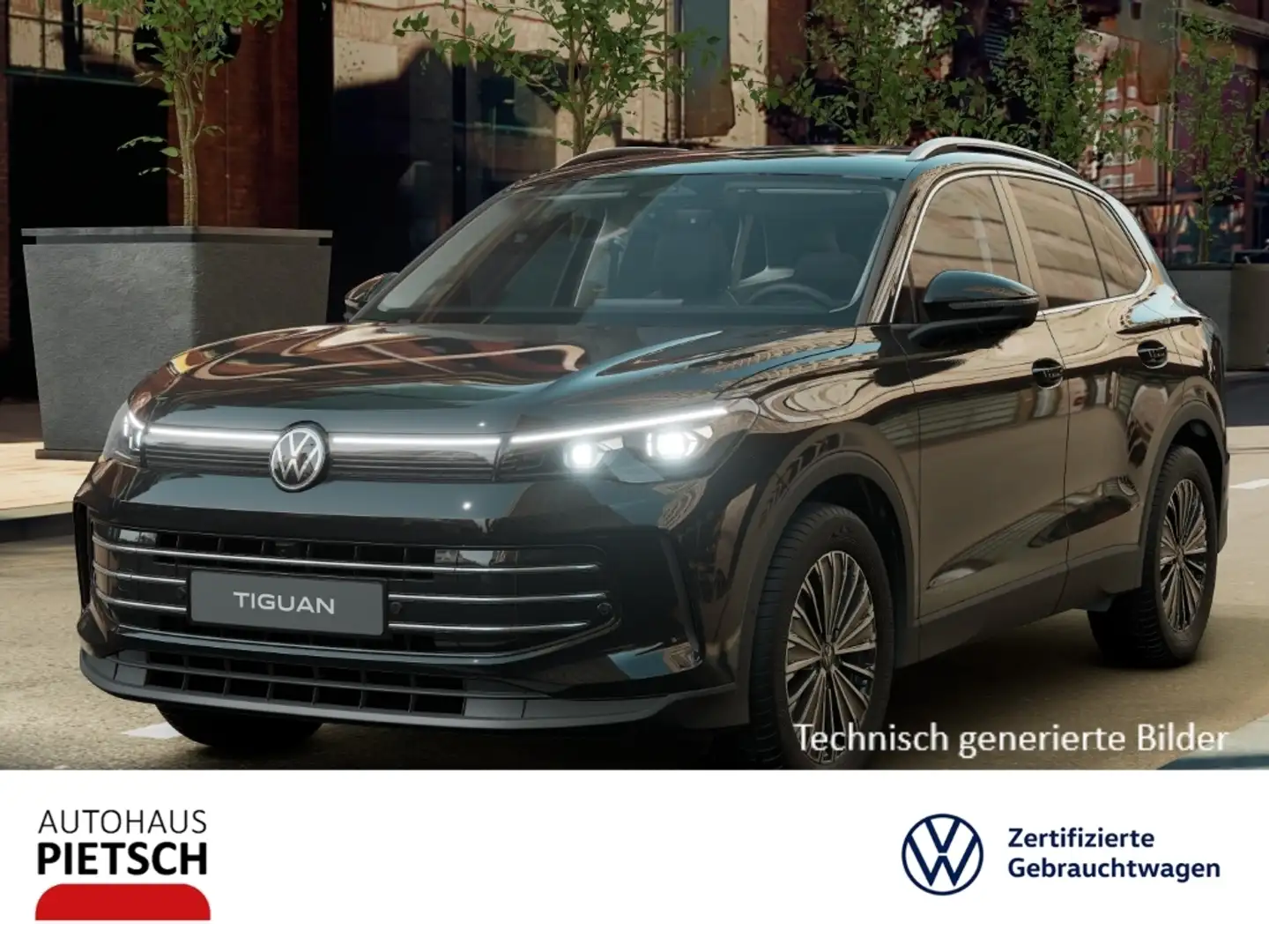 Volkswagen Tiguan 1.5 TSI Elegance Matrix AHK Navi 360° Schwarz - 1