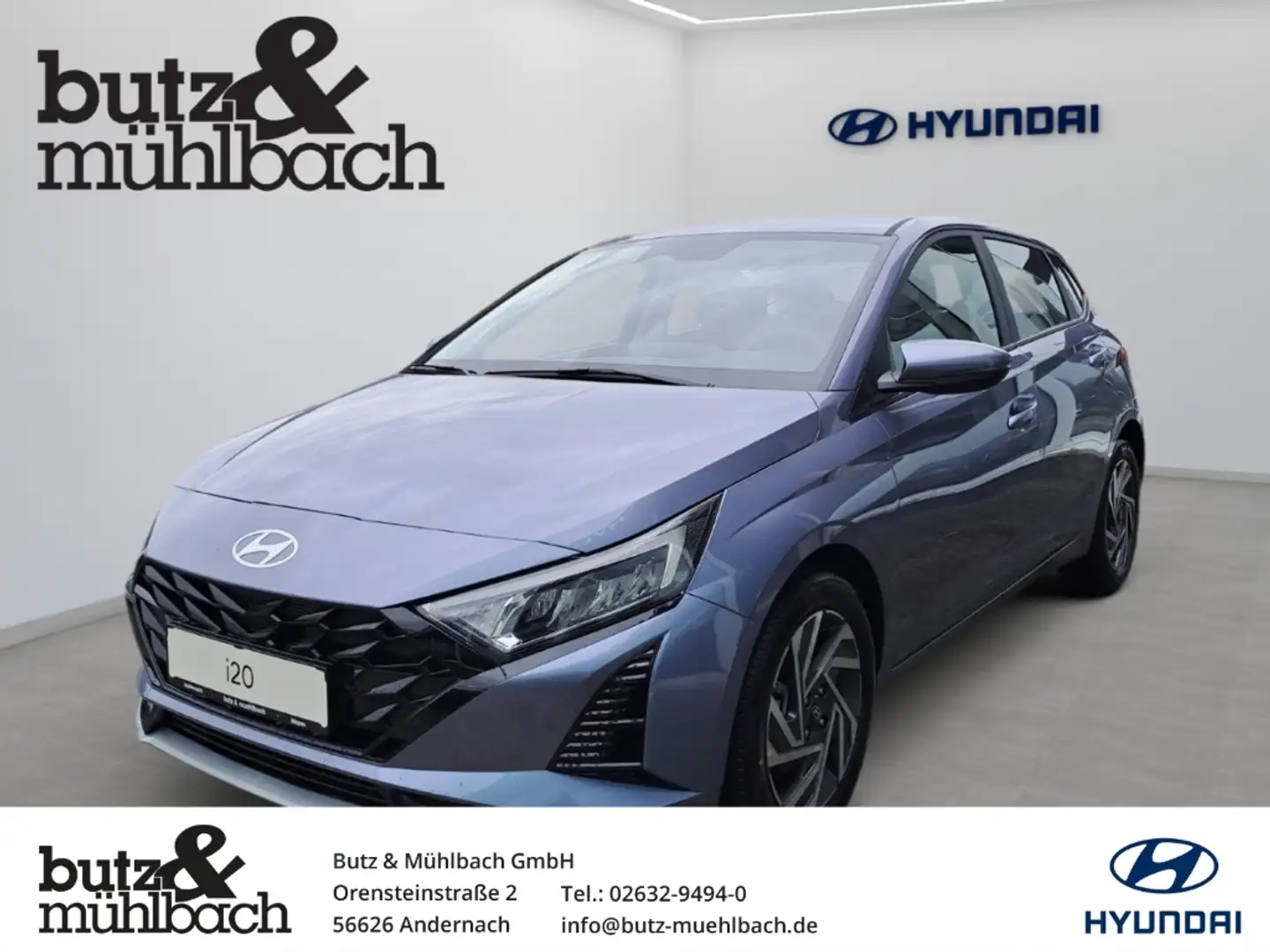 Hyundai i20 Trend 1.0 T-GDI EU6e  Trend, Lichtpaket, Komfortpa Blau - 1