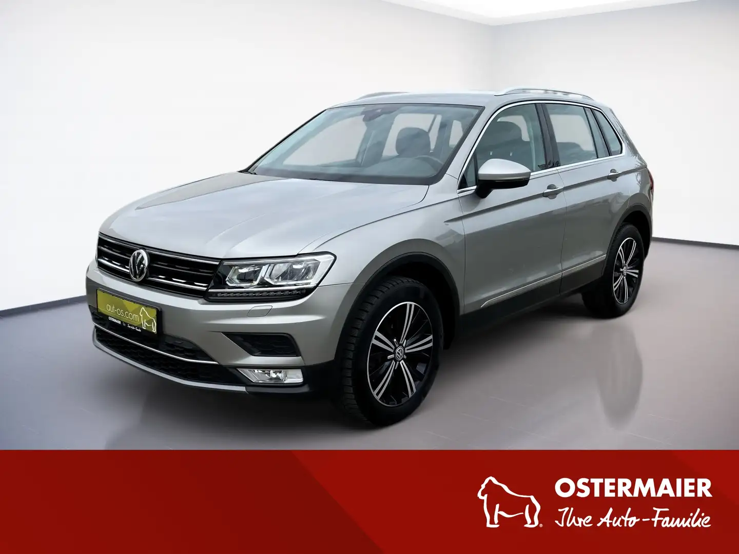 Volkswagen Tiguan HIGHLINE 4MOTION 2.0TSI 180PS.DSG.LED.CLIMA.18 ALU Silber - 1